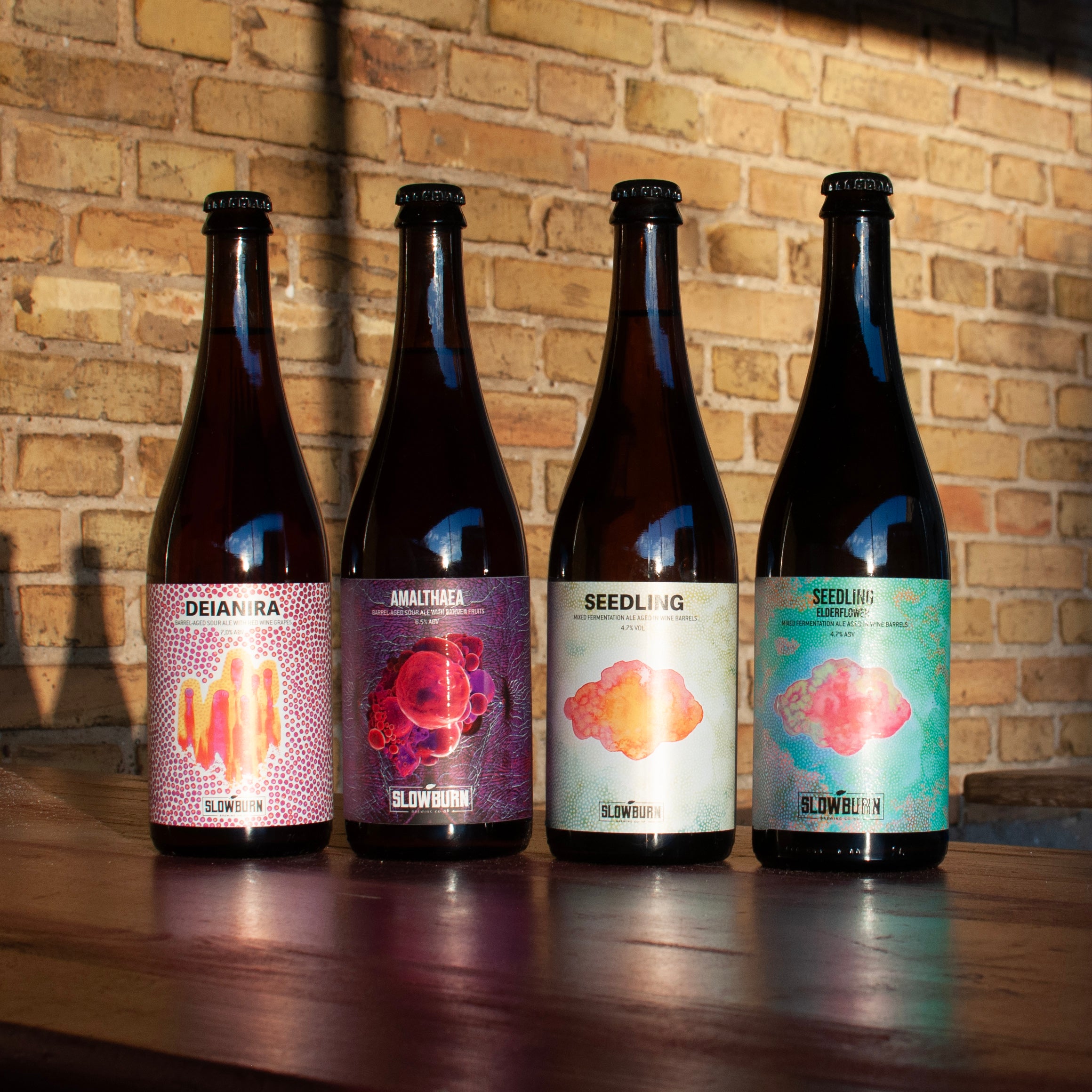 Wild Beer 4-Pack ○ BA Mixed Fermentation Sours – Slowburn Brewing